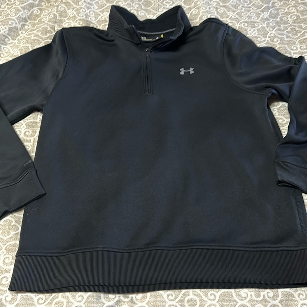 mens under armour sweater sz large new